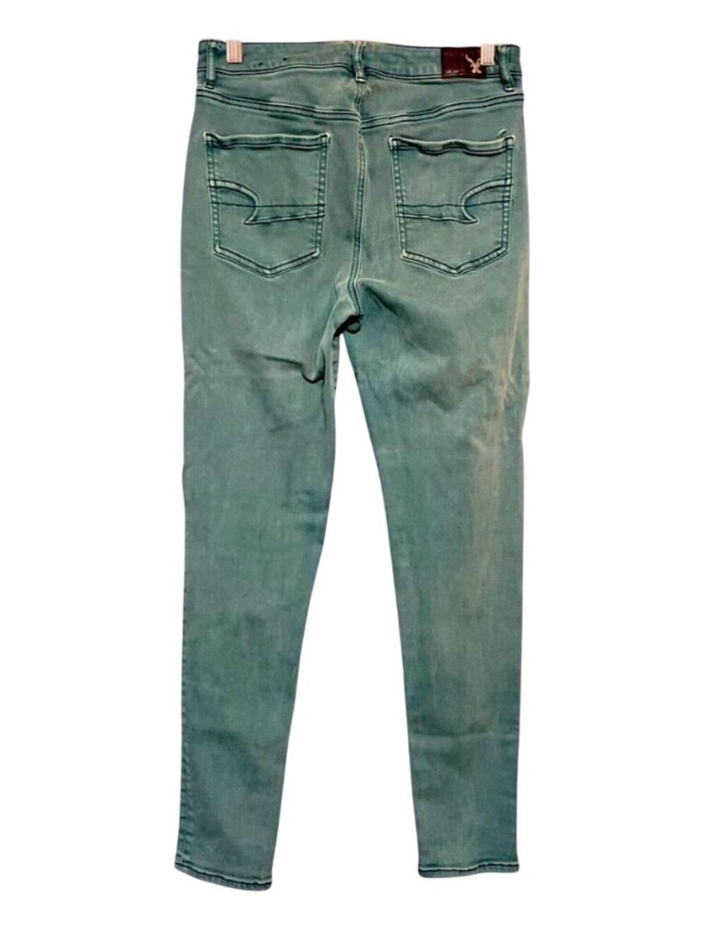 American Eagle Outfitters Sky High Jegging Teal - Picture 3 of 8